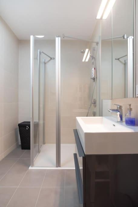 Hoch Hinaus, Neu Und Stilvoll Mit Pool Am Dach Apartment Виена Екстериор снимка